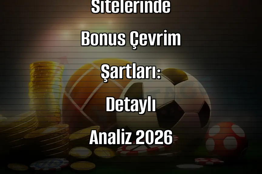 Bahis Sitelerinde Bonus Çevrim Şartları: Detaylı Analiz 2026